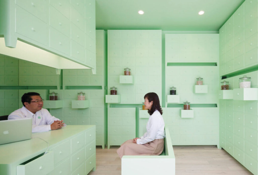 mint green interior colour palette